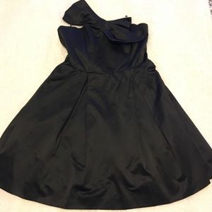 Black fit & flare Kate Young dress